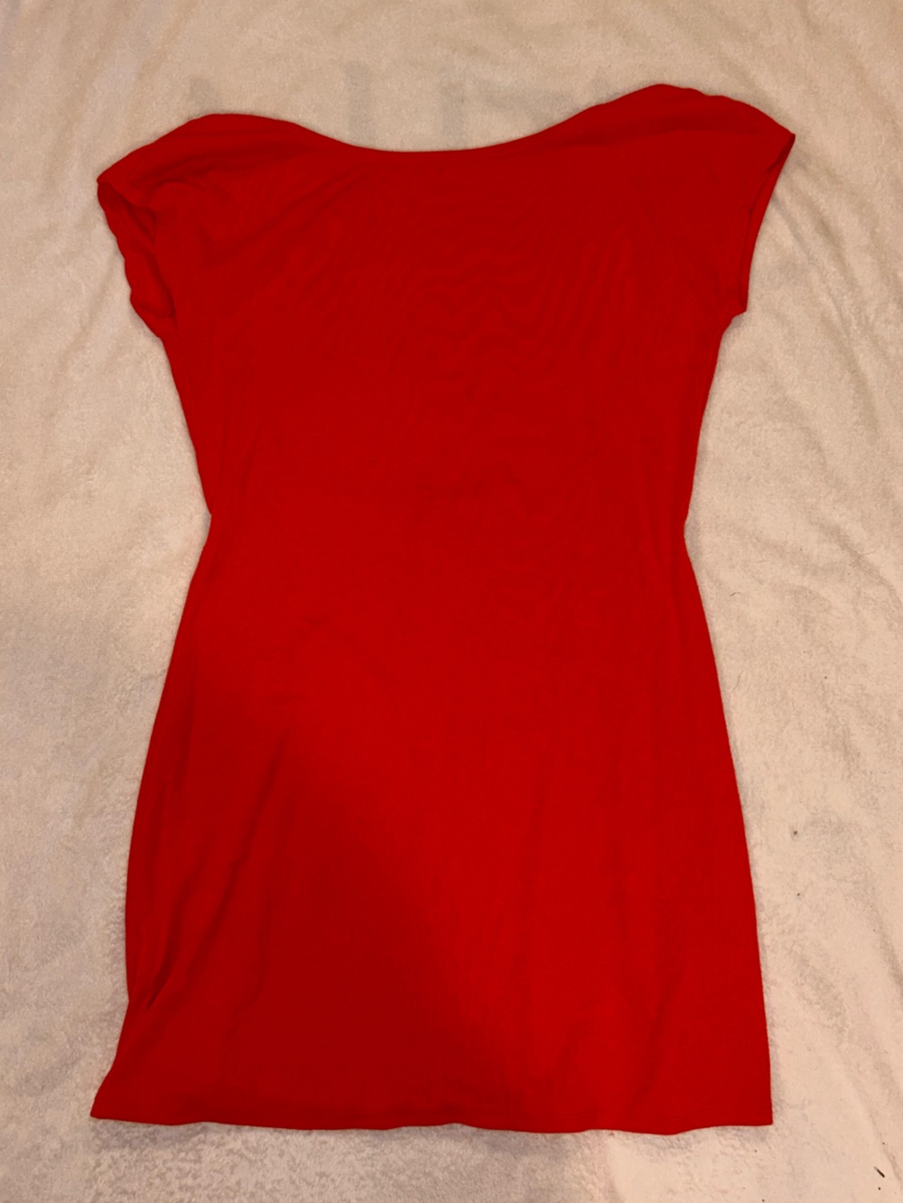 Women's Red Off-Shoulder Mini Dress